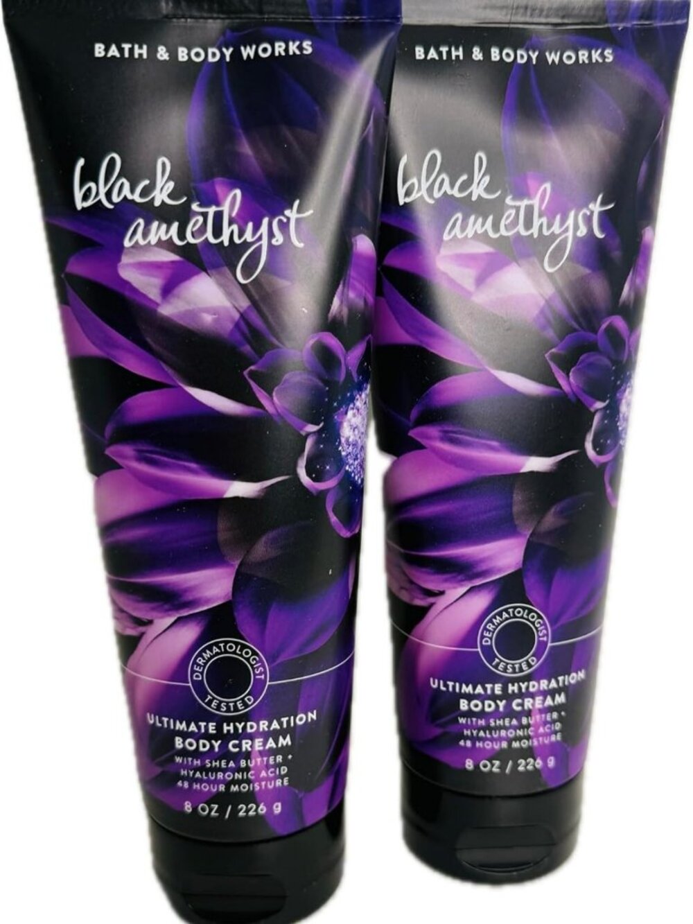 Ultimate Hydration Body Cream - Black Amethyst Scent, 8 oz, 2 Pack, Moisturizing